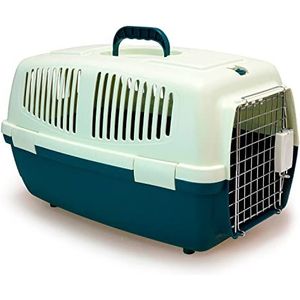 ARQUIVET Transportkooi, 54 x 36 x 33 cm, kleine of middelgrote honden en katten, grote knaagdieren, vervoer per trein en auto