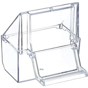 Arquivet Vogelvoederhuis voor kleine vogels, accessoires voor kooien en volières, vogelaccessoires, vogelvoeders, vogelvoer, 8 x 6 x 4 cm