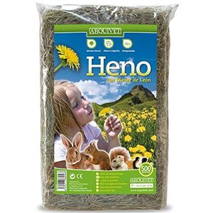 ARQUIVET Hooi met paardenbloem voor knaagdieren en kleine zoogdieren - 500 g - Hoy voor konijnen, cavia's, hamsters - voedingssupplement