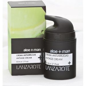 Aloe Vera Anti Age Creme Mannen - Gezichtscreme - Dagcreme - Hydraterend - Anti Rimpel - Gezichtsverzorging