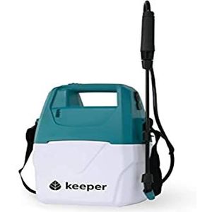Keeper Keeper Forest 5 Elektrische tuinsproeier, lithium-accu. Oplaadbaar USB-display, lichtindicator, regelbaar mondstuk, 120 min autonomie, 5 l