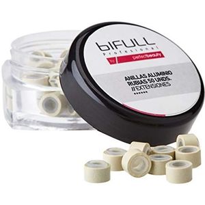 BIFULL 50 stuks blonde aluminium ringen.