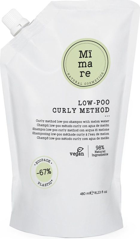 Mïmare - Curly Method - Low-Poo Shampoo - 100% Vegan - Natuurlijke Ingrediënten