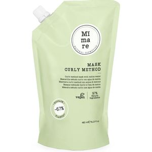 MÏMARE - MASK CURLY METHOD 480ML - Krullen - Krullend haar - Duurzaam - Haarverzorging - Haarmasker