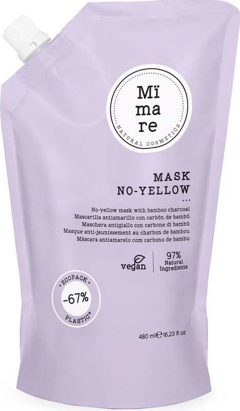 Mïmare - No Yellow Mask - Haarmasker - Natuurlijke Ingrediënten - 250ml