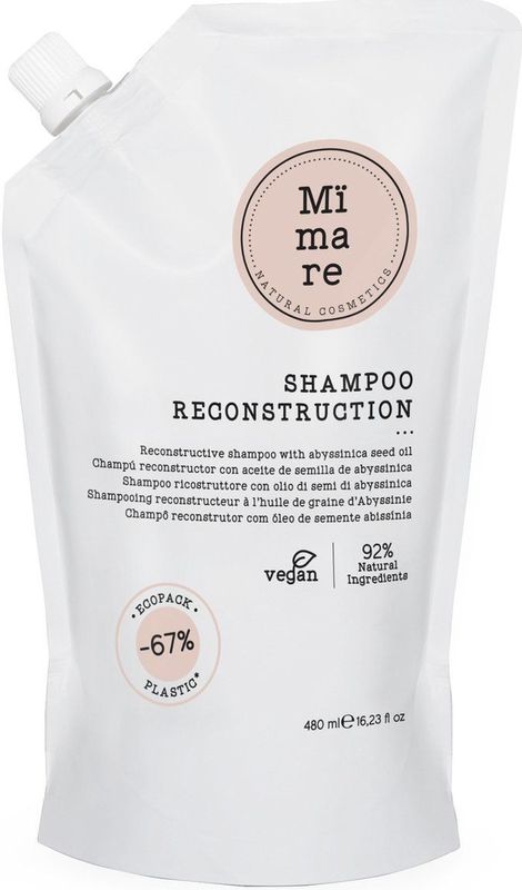 Mïmare - Reconstructive Shampoo - Diepe Voeding - Abyssinianzaadolie - Havermout