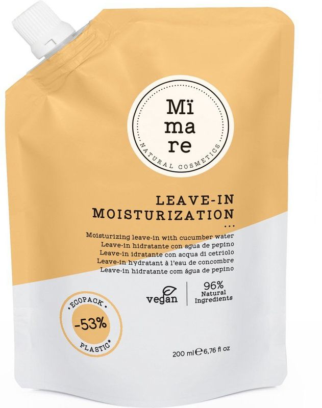 Mïmare - Moisturizing Leave-In - Crèmespoeling - Komkommerwater - Lijnzaadolie