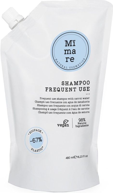 Mïmare - Frequent Use - Shampoo - Natuurlijke Ingrediënten - Vrij van Siliconen en Sulfaten