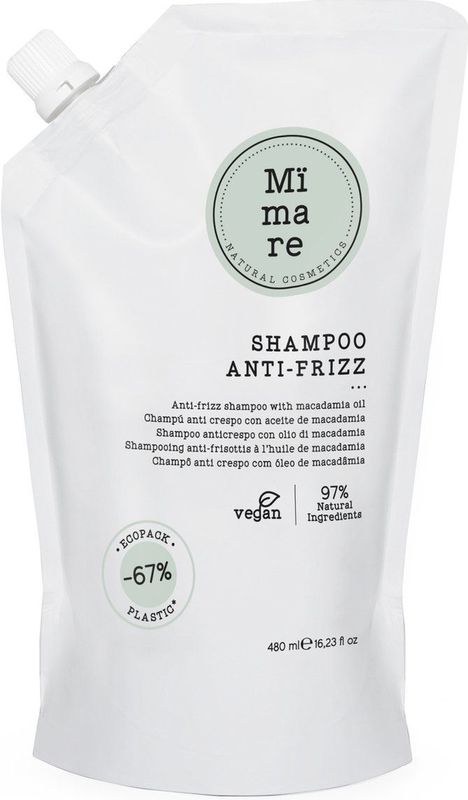 Mïmare - Anti Frizz Shampoo - Hydraterend - Vegan - Macadamia-Olie