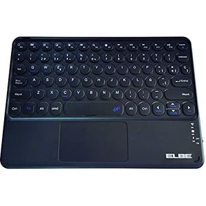 ELBE TE-103-BT Bluetooth-toetsenbord Slim met touchpad zwart