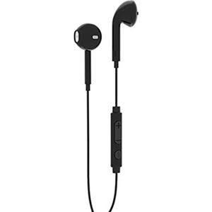 Elbe AU-N15-MIC in-ear hoofdtelefoon met kabel met microfoon, zwart