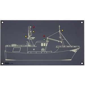 PROS NPE-189 SILUETA Luces Naveg PESQUERO Cerco uniseks volwassenen 12 m, meerkleurig, standaard
