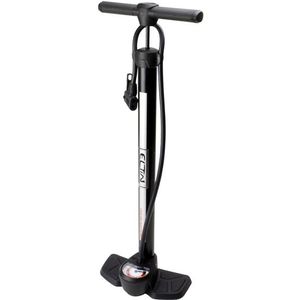 Eltin Stahl Manometer Standpumpe - schwarz