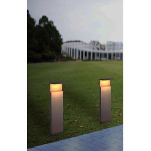 Mantra Iluminación Ruka LED tuinpadverlichting met houten element, 60 cm