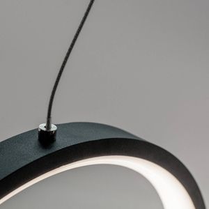 Mantra Iluminación LED hanglamp Kitesurf, 2-lamps, zwart