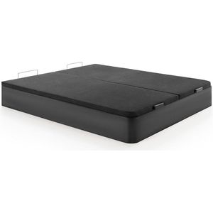 Ysm�ée Boxspring - 180 x 200 cm - Zwart mat - HESTIA van YSMÉE L 200 cm x H 30 cm x D 180 cm