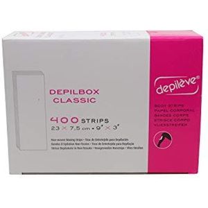 Depileve Box Classic Strips 7,5 x 23 cm, 400 stuks.