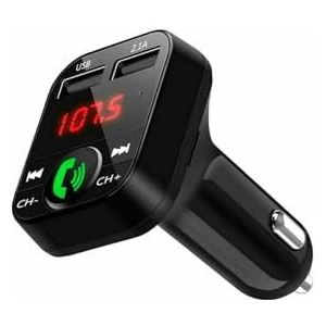 NK - Bluetooth FM-zender - Auto en Vrachtwagen - 12/24 V - Dubbele USB-aansluiting - Snel Opladen