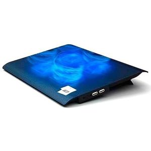 NK - Laptop Koeler - Zwart - Stille Ventilatoren - 2 USB Poorten