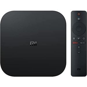 Mi TV Box S - 4K Ultra HD Streaming-speler - Bluetooth, HDR, WLAN, Google Assistant met Chromecast, compatibel met Android, spraakzoekbesturing - Netflix, 8 GB