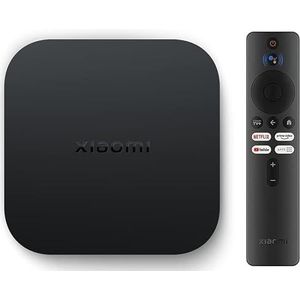 Mi TV Box S 2nd Gen 4K Ultra HD Streaming Player, Bluetooth, HDR, WLAN, Google Assistent met Chromecast, Android compatibel, spraakzoeker, 8 GB