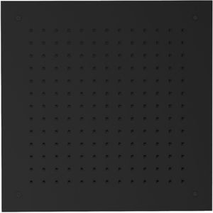 Inbouw hoofddouche grb incool vierkant 35x35 cm zwart