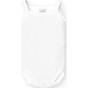 BABIDU Baby-meisje body Tirante Fino Calado Corazones doopkleding, wit (Blanco 1), 62 cm