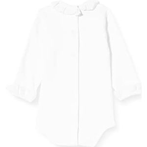 babidu Uniseks Baby Body Cuello Batista, hemelsblauw, 6 Maanden