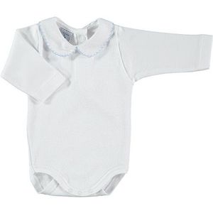 babidu Uniseks Baby Body C.Polo Pique, wit (Celeste), 24 maanden, wit (Celeste), 24 Maanden
