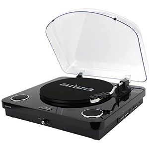 Aiwa - GBTUR-120BK - Stereo Draaitafel - Zwart - Bluetooth - 3 Snelheden
