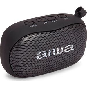 Aiwa - BS-110BK - Bluetooth Luidspreker - Zwart - Oplaadbare Batterij
