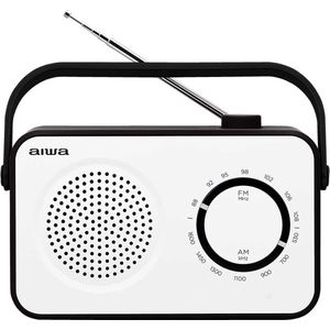 AIWA R-190BW bureauradio wit en zwart