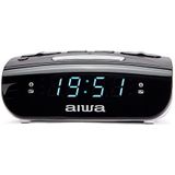 Aiwa - Cr-15bk Wekkerradio - Zwart - Compact - Dubbel Alarm