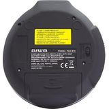 Aiwa - Pcd-810bk - Draagbare Cd-speler - Zwart - Inclusief Oordopjes