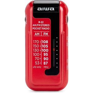 Aiwa - R-22bw - Draagbare Radio - Zwart - Compact - AM/FM Stereo