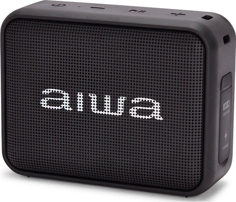 Aiwa ALTAVOZ BS-200BK Bluetooth 6W/TWS/M. Vrij/Bluetooth/USB/AUX IN/FM/IPX6/12H BS-200BK