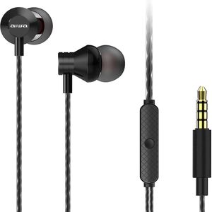 Aiwa - ESTM-50BK - Koptelefoon - Zwart - In-ear - Bedraad - 3.5 mm