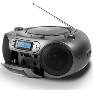 Aiwa BBTC-550 (F - Bluetooth - Radi - Grij - Zwart