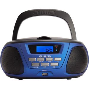 Radio CD Bluetooth MP3 Aiwa BBTU300BL 5W Black Blue