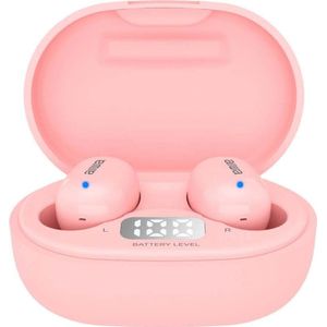 Aiwa EBTW-150PK Koptelefoon & Headset Draadloze In Ear Gesprekken/Muziek Bluetooth Roze (3 h, Draadloze), Koptelefoon, Roze