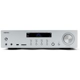 Aiwa AMU-120BT/SL: versterker, AV-ontvanger, Bluetooth 5.0, 120W, USB-poort, SD-kaartlezer. Kleur: Zilver