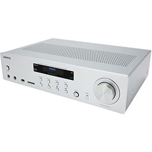 Aiwa - AMU-120BTSR - Stereo Versterker - Zilver - 2x60W - Bluetooth 5.0