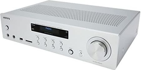Aiwa - AMU-120BTSR - Stereo Versterker - Zilver - 2x60W - Bluetooth 5.0