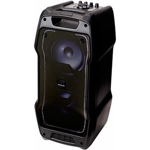 Aiwa KBTUS-400 luidspreker zwart (0.10 h, Oplaadbare batterij), Bluetooth luidspreker, Grijs, Zwart
