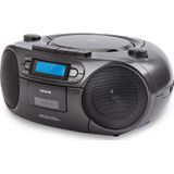 Aiwa BBTC-550BK draagbare stereo-installatie Digitaal Zwart (FM, PLL, Bluetooth), Radio, Zwart