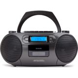 Aiwa BBTC-550BK draagbare stereo-installatie Digitaal Zwart (FM, PLL, Bluetooth), Radio, Zwart