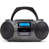 Aiwa BBTC-550BK draagbare stereo-installatie Digitaal 6 W Zwart