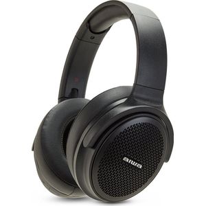 Aiwa HST-250BT Bluetooth On-Ear Hoofdtelefoon met HyperBass, Zwart EU