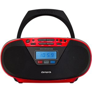 Aiwa BBTU-400RD (FM, Bluetooth), Radio, Rood