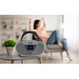 Aiwa - BBTU-500DAB/SL Radio - Zilver - DAB+/CD met USB